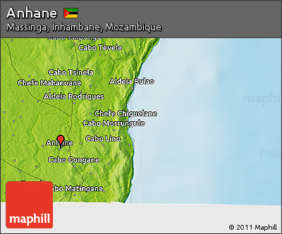 Physical 3D Map of Anhane