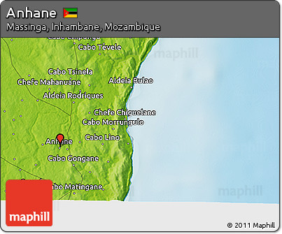 Physical 3D Map of Anhane