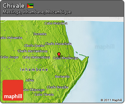 Physical 3D Map of Chivale