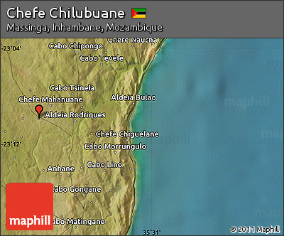 Satellite Map of Chefe Chilubuane