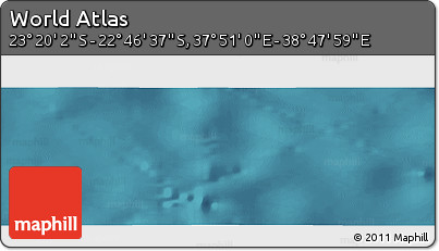 Satellite Panoramic Map of the Area around 23° 3' 19" S, 38° 19' 30" E