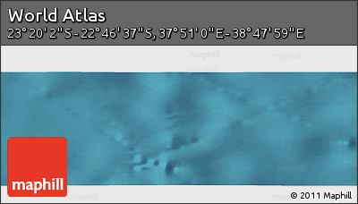 Satellite Panoramic Map of the Area around 23° 3' 19" S, 38° 19' 30" E