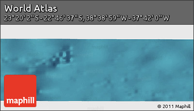 Satellite Panoramic Map of the Area around 23° 3' 19" S, 38° 10' 29" W