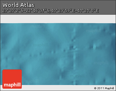 Satellite 3D Map of the Area around 23° 3' 19" S, 40° 52' 30" E