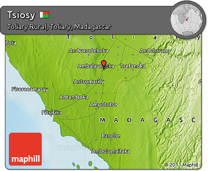 Physical Map of Tsiosy