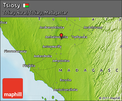 Physical Map of Tsiosy