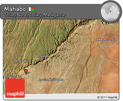 Satellite 3D Map of Mahabo