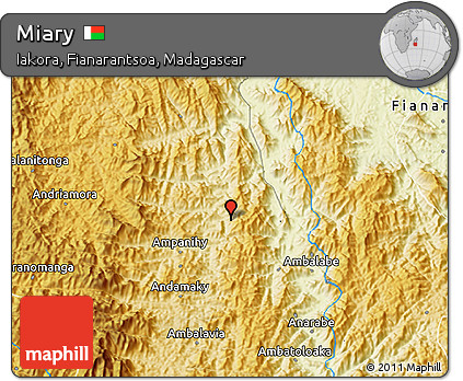 Physical 3D Map of Miary