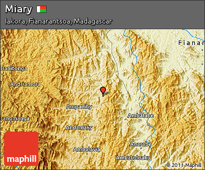 Physical 3D Map of Miary
