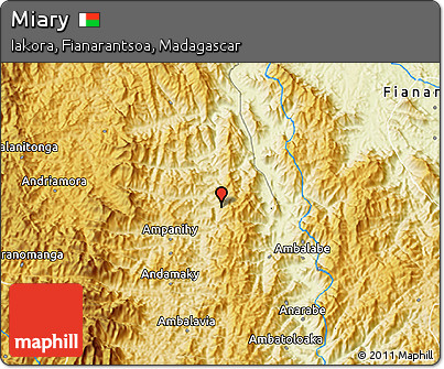 Physical 3D Map of Miary