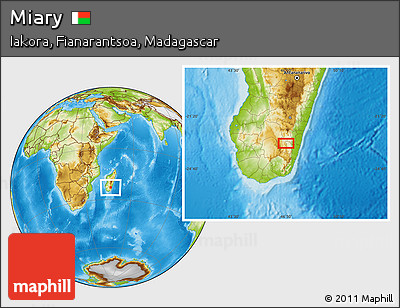 Physical Location Map of Miary