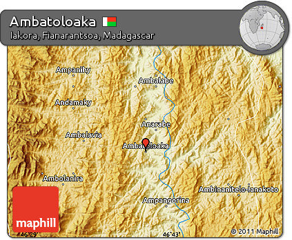 Physical Map of Ambatoloaka