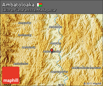 Physical Map of Ambatoloaka