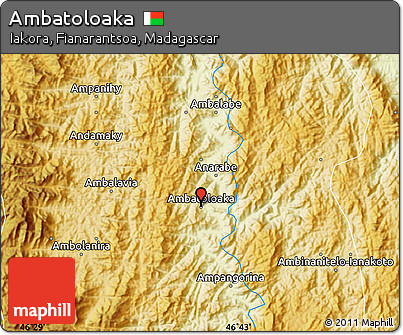 Physical Map of Ambatoloaka