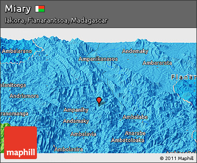 Political Panoramic Map of Miary