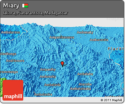 Political Panoramic Map of Miary