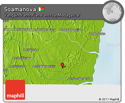 Physical 3D Map of Soamanova