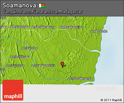 Physical 3D Map of Soamanova