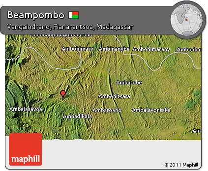 Satellite 3D Map of Beampombo