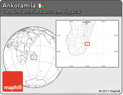 Blank Location Map of Ankoramila