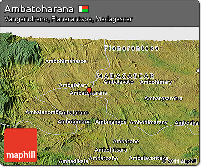 Satellite Panoramic Map of Ambatoharana