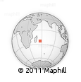 Outline Map of the Area around 23° 3' 19" S, 56° 10' 29" E, rectangular outline