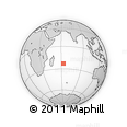 Outline Map of the Area around 23° 3' 19" S, 62° 58' 30" E, rectangular outline
