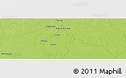 Physical Panoramic Map of the area around 23° 3' 19" S, 62° 49' 30" W