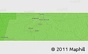Political Panoramic Map of the area around 23° 3' 19" S, 62° 49' 30" W