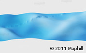 Shaded Relief Panoramic Map of the area around 23° 3' 19" S, 83° 13' 29" W