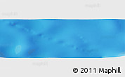 Shaded Relief Panoramic Map of the area around 23° 3' 19" S, 85° 46' 30" W