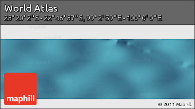 Satellite Panoramic Map of the Area around 23° 3' 19" S, 99° 31' 30" E