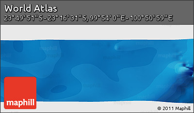 Political Panoramic Map of the Area around 23° 33' 11" S, 100° 22' 30" E