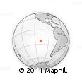 Outline Map of the Area around 23° 33' 11" S, 107° 1' 30" W, rectangular outline
