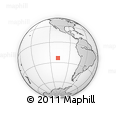Outline Map of the Area around 23° 33' 11" S, 107° 52' 30" W, rectangular outline
