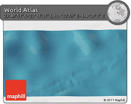 Satellite 3D Map of the Area around 23° 33' 11" S, 108° 1' 30" E