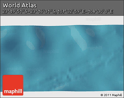 Satellite 3D Map of the Area around 23° 33' 11" S, 108° 1' 30" E