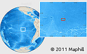Shaded Relief Location Map of the area around 23° 33' 11" S, 108° 43' 29" W