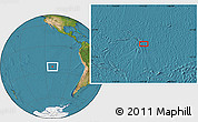Satellite Location Map of the area around 23° 33' 11" S, 111° 16' 30" W