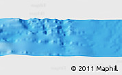 Shaded Relief Panoramic Map of the area around 23° 33' 11" S, 111° 16' 30" W