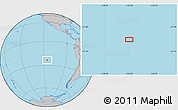 Gray Location Map of the area around 23° 33' 11" S, 115° 31' 30" W