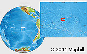 Physical Location Map of the area around 23° 33' 11" S, 115° 31' 30" W