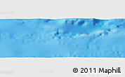 Shaded Relief Panoramic Map of the area around 23° 33' 11" S, 115° 31' 30" W