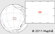 Blank Location Map of the area around 23° 33' 11" S, 116° 22' 30" W