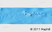 Shaded Relief Panoramic Map of the area around 23° 33' 11" S, 116° 22' 30" W