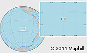 Gray Location Map of the area around 23° 33' 11" S, 117° 13' 29" W