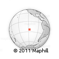 Outline Map of the Area around 23° 33' 11" S, 117° 13' 29" W, rectangular outline