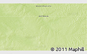 Physical 3D Map of the area around 23° 33' 11" S, 124° 10' 30" E
