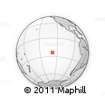Outline Map of the Area around 23° 33' 11" S, 128° 16' 30" W, rectangular outline