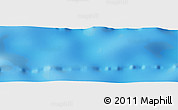 Physical Panoramic Map of the area around 23° 33' 11" S, 12° 40' 30" W
